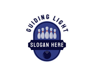 Sports Bowling Alley logo design