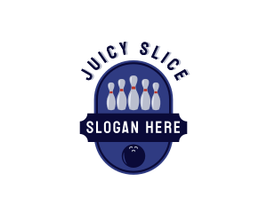 Sports Bowling Alley logo design