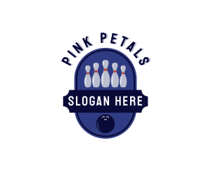 Sports Bowling Alley logo design