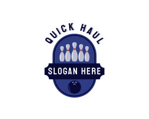 Sports Bowling Alley logo design