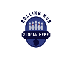 Sports Bowling Alley logo design