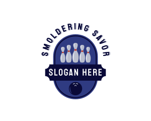 Sports Bowling Alley logo design