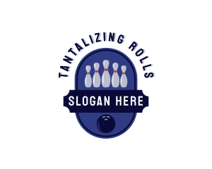 Sports Bowling Alley logo design