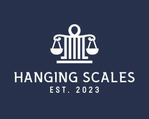 Legal Attorney Pillar Scales logo