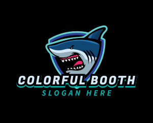 Shark Team Mascot logo design