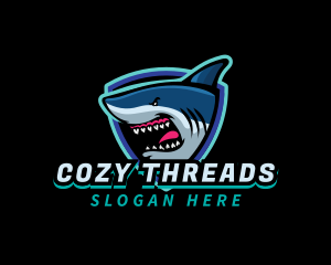 Shark Team Mascot logo design