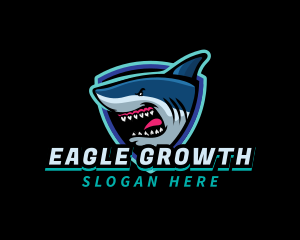 Shark Team Mascot logo design