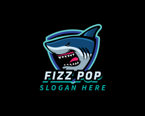 Shark Team Mascot logo design