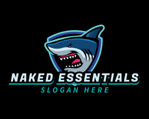 Shark Team Mascot logo design