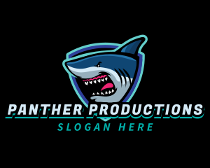 Shark Team Mascot logo design