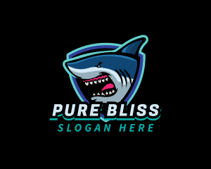 Shark Team Mascot logo design