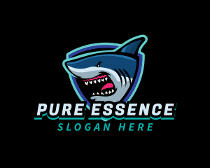 Shark Team Mascot logo design