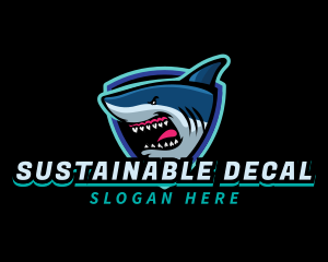 Shark Team Mascot logo design