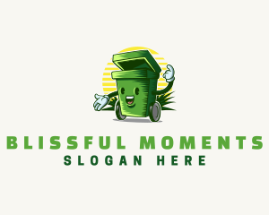 Garbage Trash Bin  logo