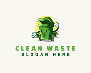 Garbage Trash Bin  logo