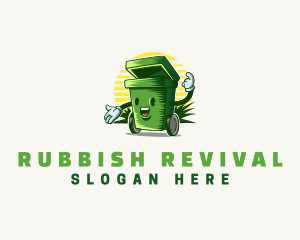 Garbage Trash Bin  logo