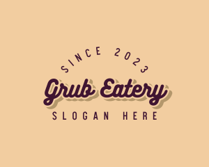 Retro Restaurant Business logo design