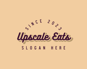 Retro Restaurant Business logo design