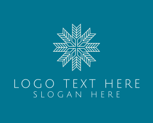 Snowflake Pattern Outline logo