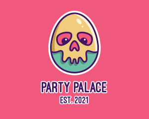 Skeleton Egg Mask logo design