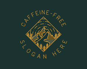 Outdoor Mountain Hiking logo design