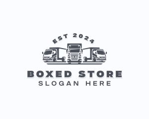 Trucking Delivery Transport logo design