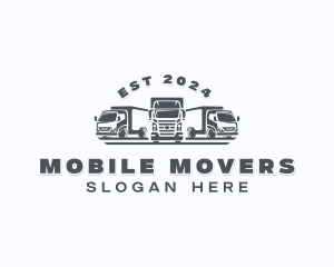 Trucking Delivery Transport logo design