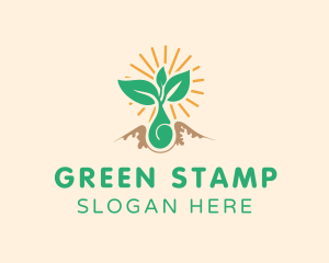 Green Seedling Farming logo design