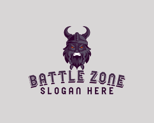 Viking Warrior Horns logo design