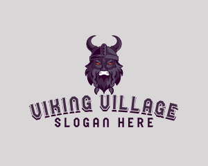 Viking Warrior Horns logo design