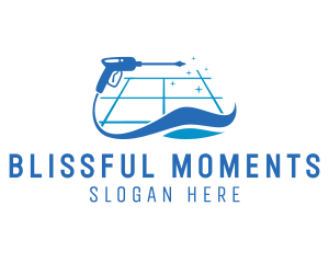 Pressure Washer Cleaning  Logo