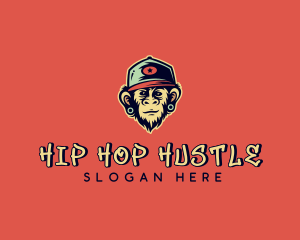 Hiphop Monkey Streetwear logo design