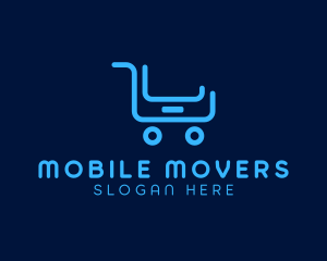 Mobile Device Shopping Cart logo design