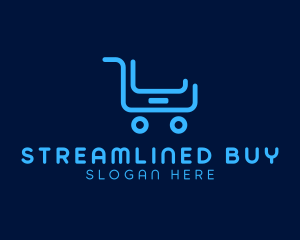 Mobile Device Shopping Cart logo design