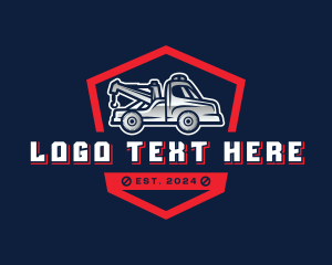 Tow Truck Vehicle logo