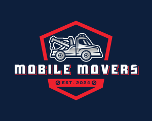 Tow Truck Vehicle logo design