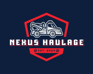 Tow Truck Vehicle logo design