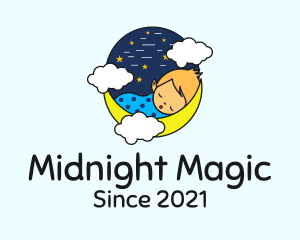 Starry Night Sleeping Baby  logo