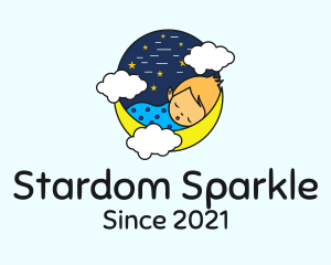 Starry Night Sleeping Baby  logo