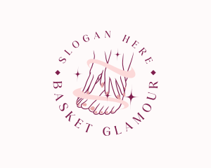 Manicure Pedicure Nail Polish logo design