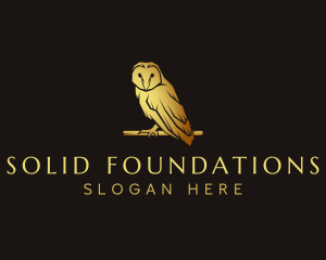 Deluxe Golden Owl logo