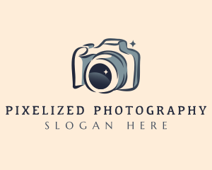 Camera Photography Lens logo design