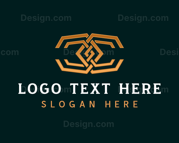 Geometric Business Letter C Logo