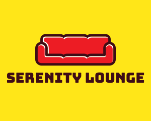 Red Sofa Furniture logo design