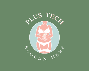 Plus Size Lingerie Boutique logo design