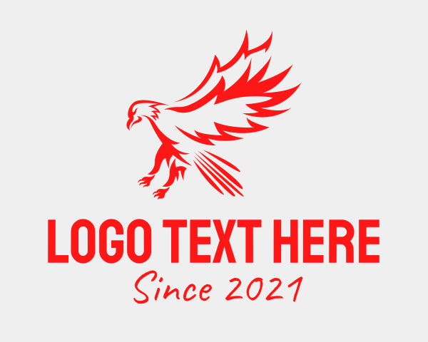 Red Flying Hawk  logo