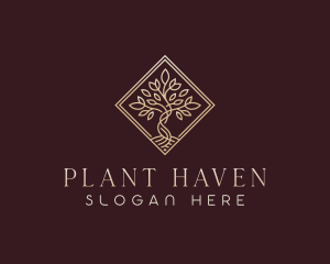 Tree Planting Garden logo design