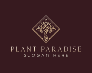 Tree Planting Garden logo design