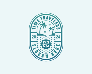 Island Beach Travel logo design