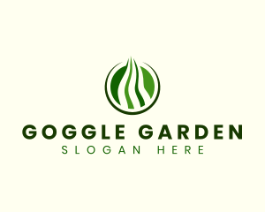 Nature Grass Lawn  logo design